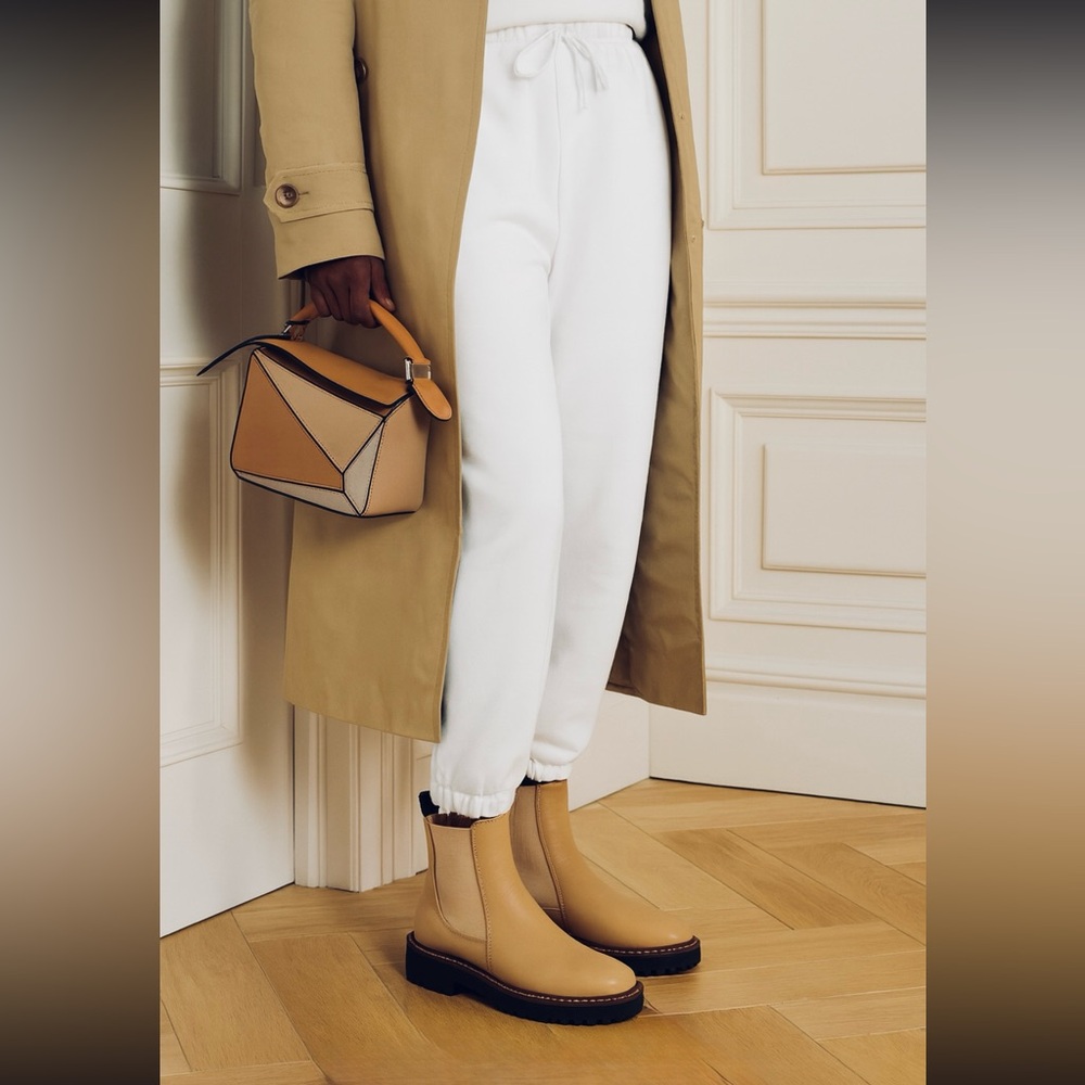 Sam Edelman Laguna Sesame Chelsea Boots 6.5
